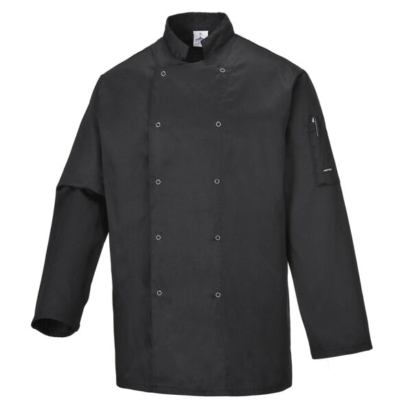 C833 Suffolk Chefs Jacket L/S Thumbnail